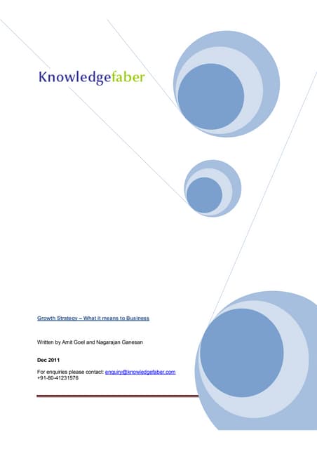 GrowthPraxis growth consulting paper
