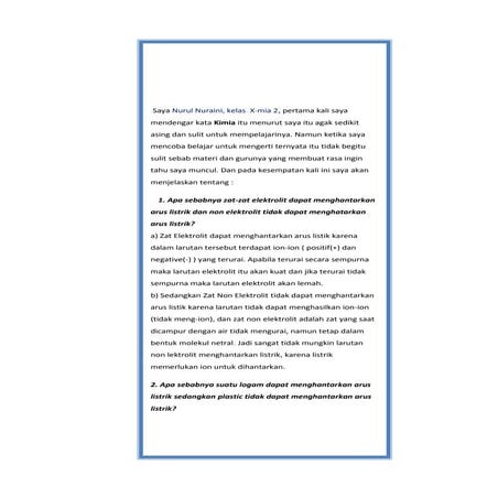 materi kimia untuk kelasX