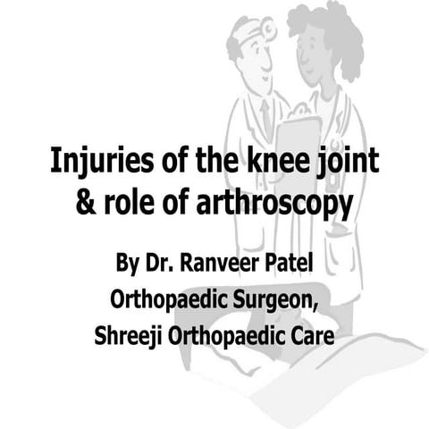 Knee injuries in sports medicine & arthroscopy