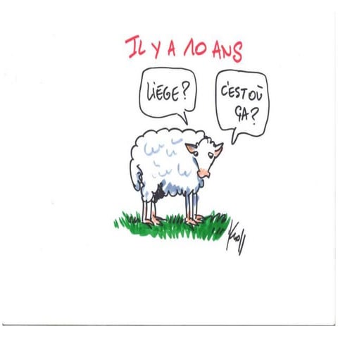 Les 10 ans de la CCI Liège-Verviers - Dessins de Kroll