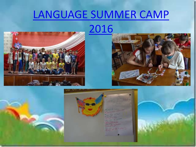 Language summer camp 2016