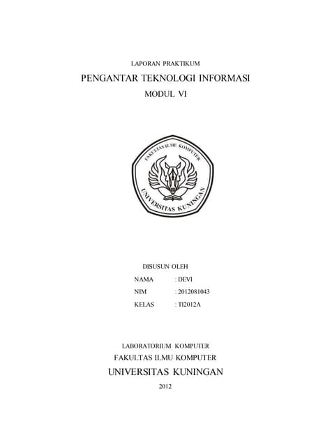 Laporan praktikum modul 6