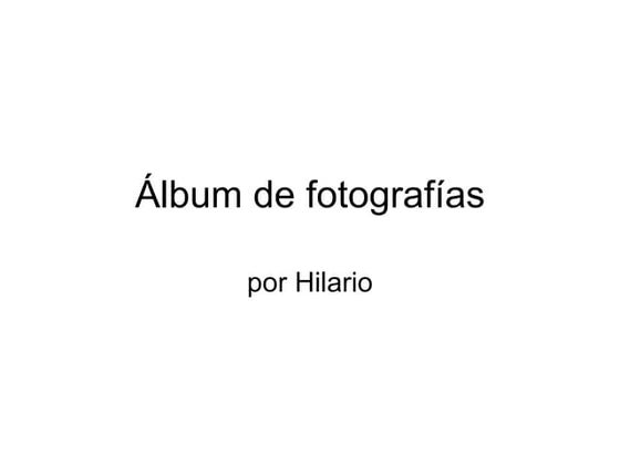áLbum de fotografías