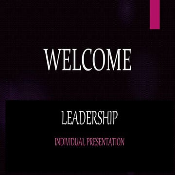 Fidel Castro Leadership