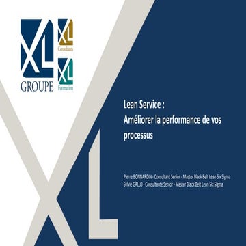 Lean Service : Améliorer la performance de vos processus