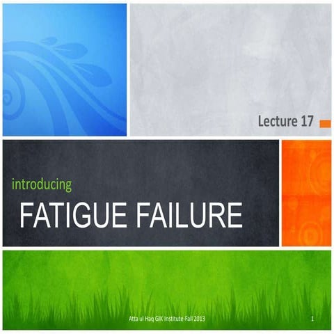 Fatigue Failure Slides
