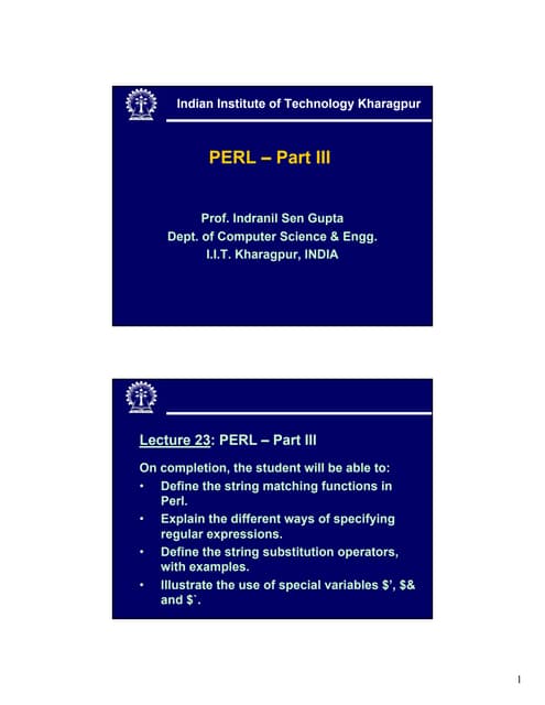 Lecture 23
