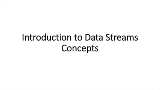 Lecture6 introduction to data streams