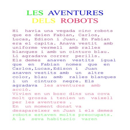 Les aventures dels robots     ramona  i  gema