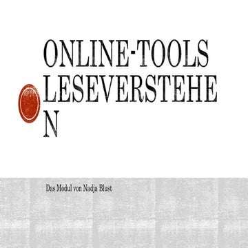 Leseverstehen Tools