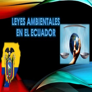 Leyes ambientales en Ecuador