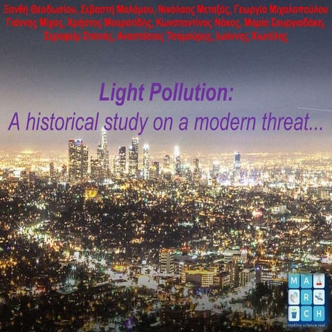 Light pollution march