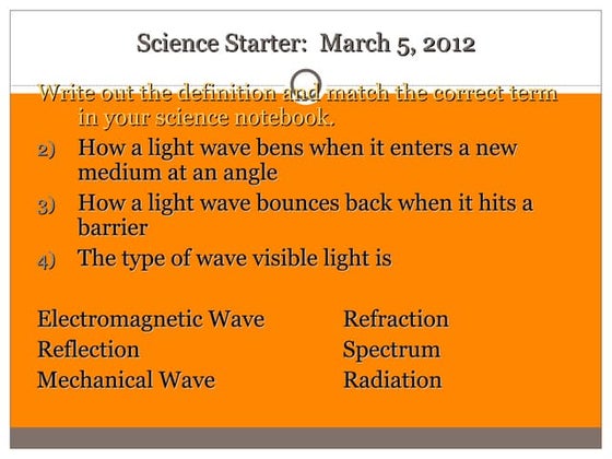 Light sources and interactions 3.3 3.4[2]