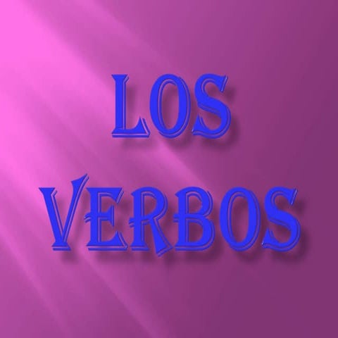 Los verbos