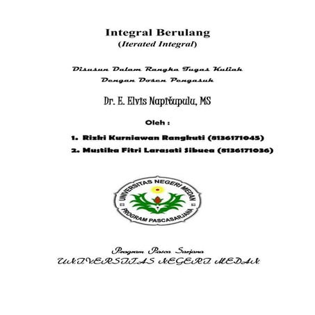 Integral Berulang (Iterated Integrals)
