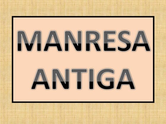Manresa antiga