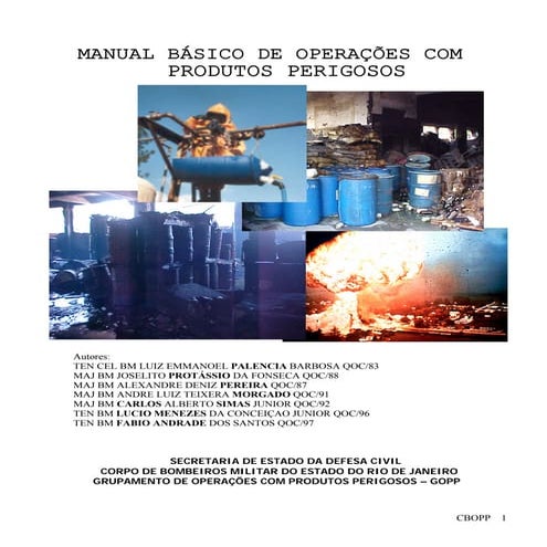 Manual Básico de Operações com Produtos Perigosos