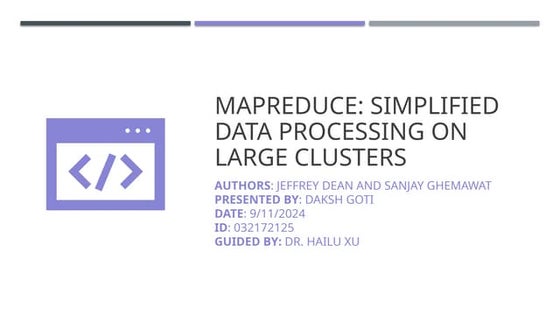 Mapreduce is for Hadoop Ecosystem in Data Science