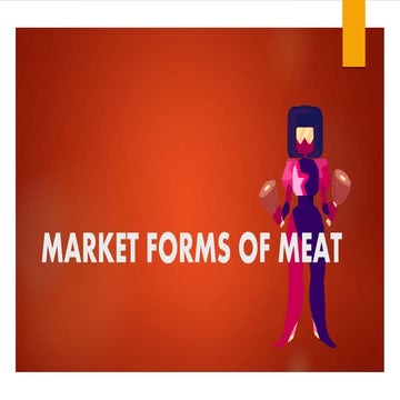 Market forms of meat