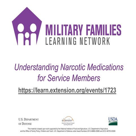 Understanding Narcotic Medications for Service Members