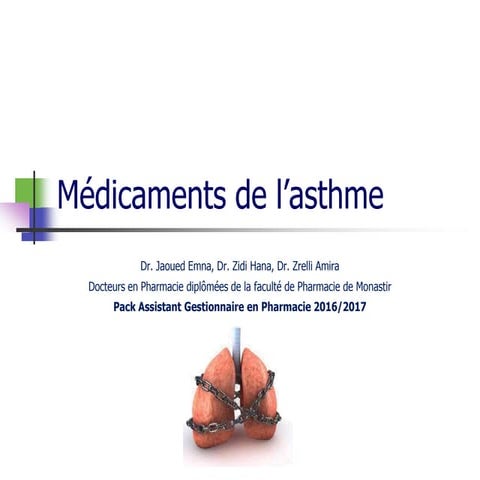 Médicaments de l'asthme