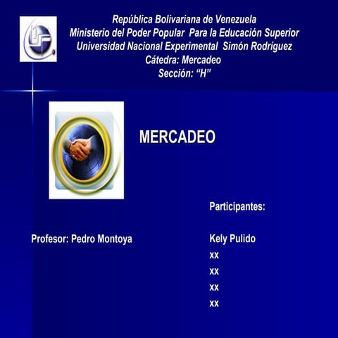 Mercadeo UNESR 2009