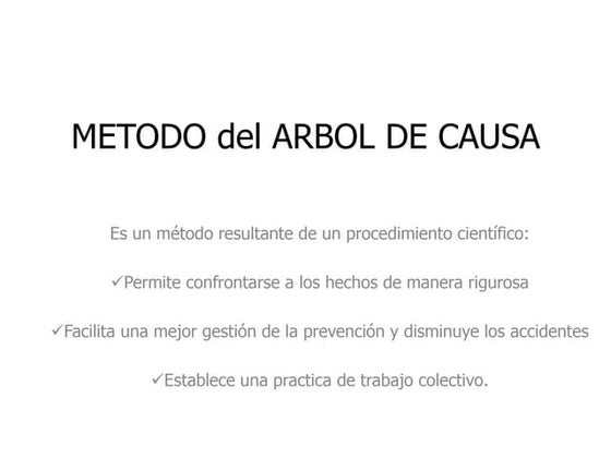 Metodo del arbol_de_causa