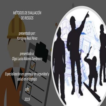 Actividad No.3: Métodos para la evaluación integral de riesgos