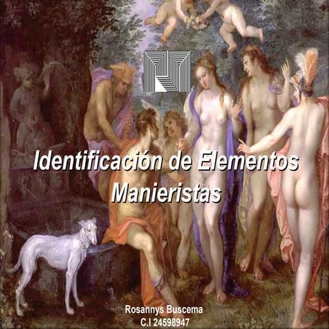 Identificación de elementos manieristas