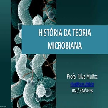 História da Teoria Microbiana das Doenças