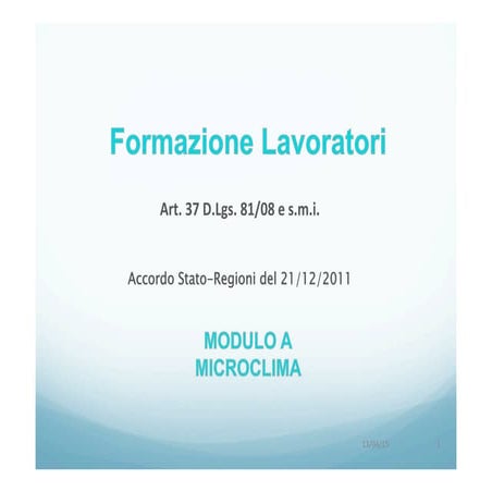 Il microclima, di Veronica Galli