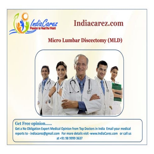Lumbar Microdiscectomy Surgery | Lower Back Surgery