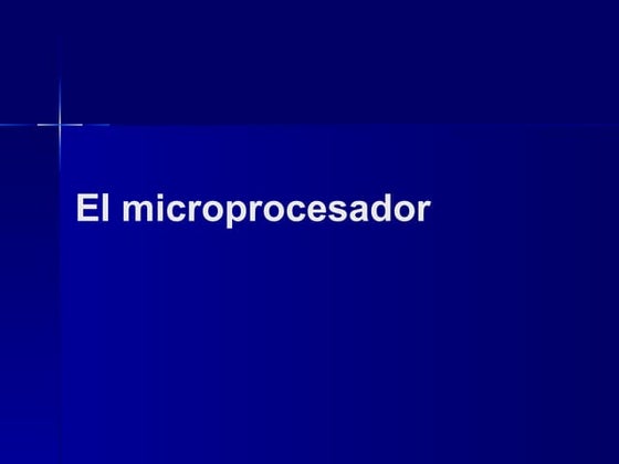 Microprocesador ppt