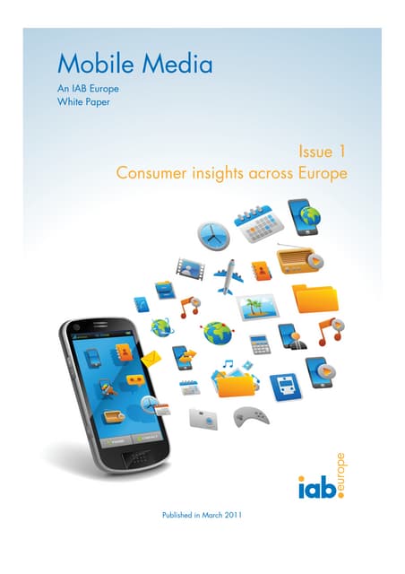 Mobile consumer insights IAB Europe