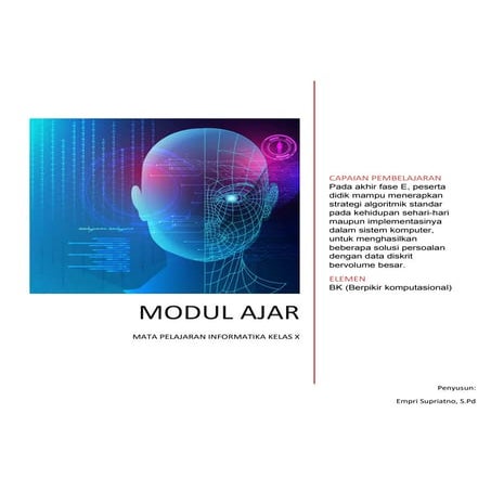 Modul Informatika Berfikir Komputasional
