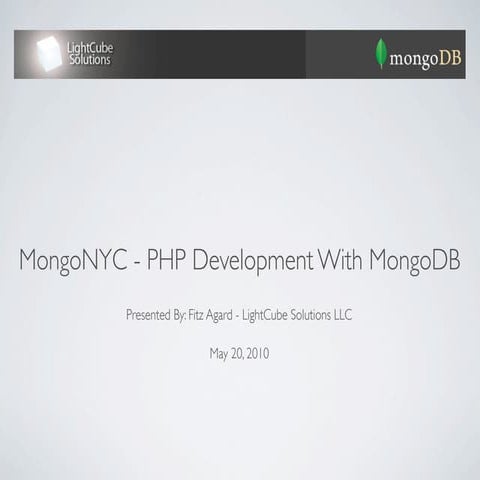 Mongo NYC PHP Development 