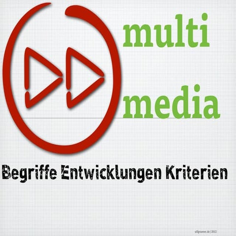 Multimedia Systematik