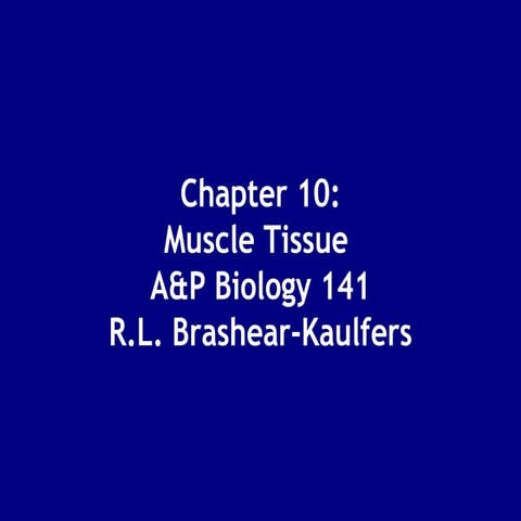 Muscle tissue