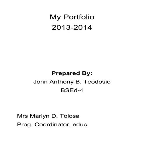 My portfolio