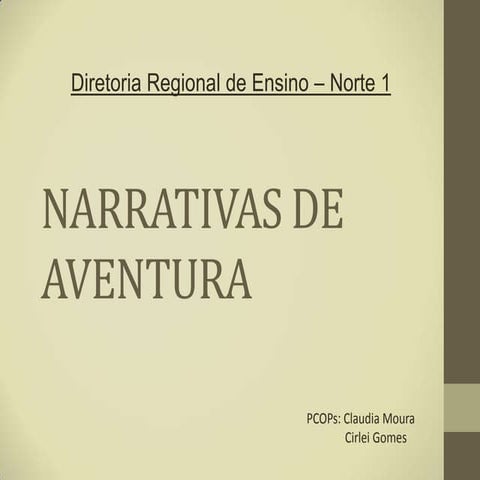 Narrativas de aventura