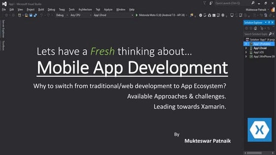 Mobile App Development and Xamarin as a Complete Mobile Solution