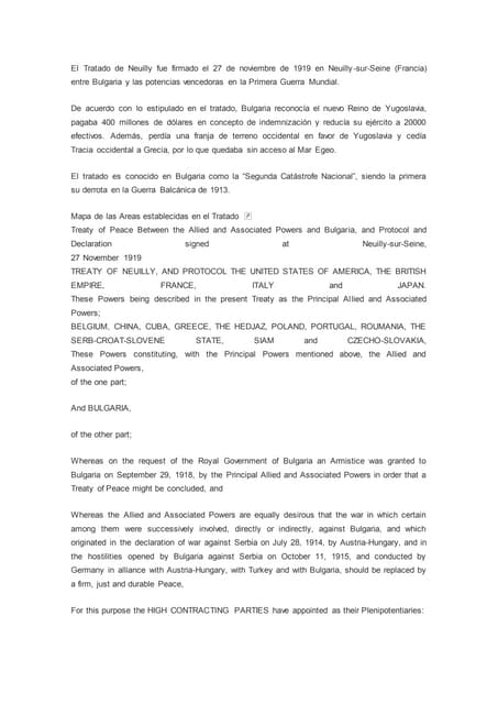 Tratado de Neuilly