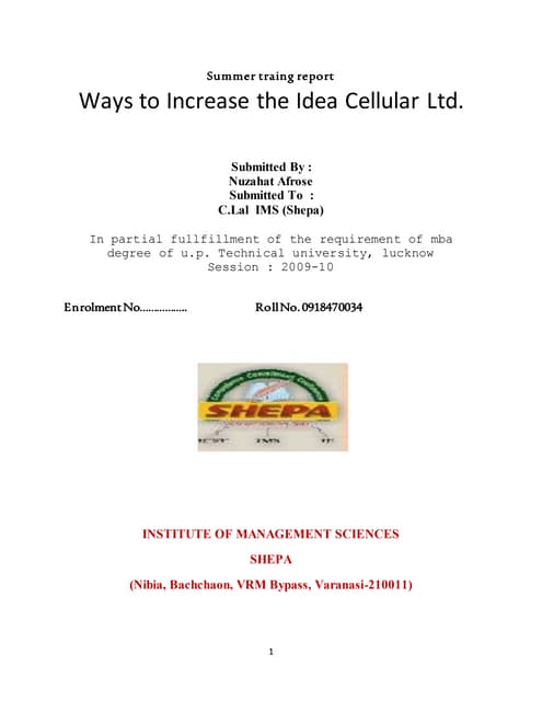 idea project from suresh jaiswal 09936175259