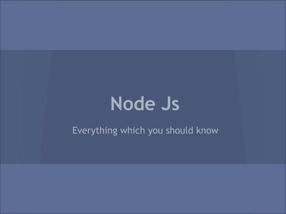 Node js