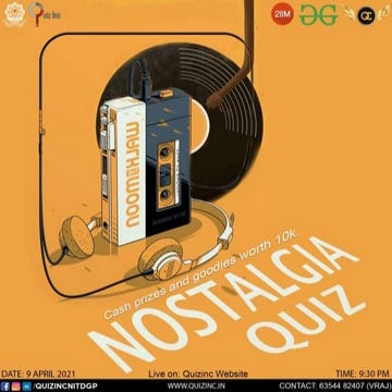 Quizzitch Cup 2021 Nostalgia Quiz Finals