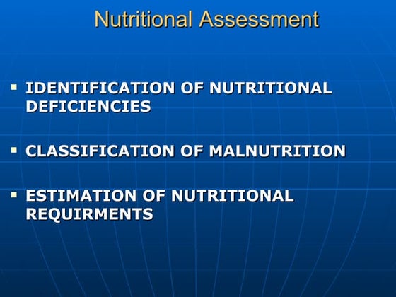 Nutritional Assessment