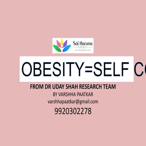 Obesity Self Control