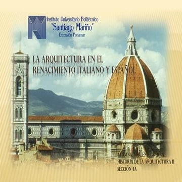 Obras del renacimiento clasico, español e italiano