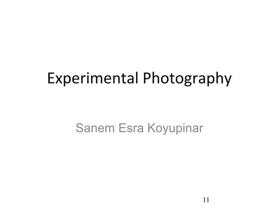 EXPERIMENTAL PHOTOGRAPHY- TASK 6 (EVALUATION)