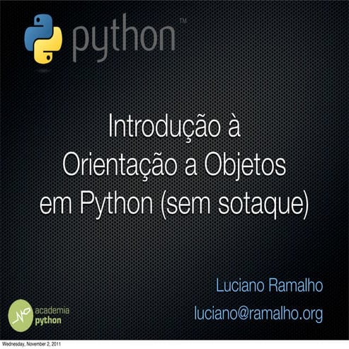 Orientação a Objetos em Python